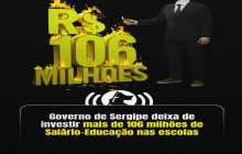 Governo de SE deixa de investir mais de 106 milhões de Salário-Educação nas escolas