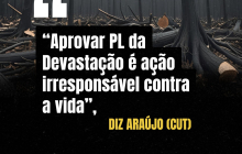 “Aprovar PL da Devastação é ação irresponsável contra a vida”, diz Araújo (CUT)