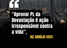 “Aprovar PL da Devastação é ação irresponsável contra a vida”, diz Araújo (CUT)