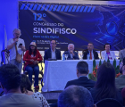 CUT-SE marca presença na abertura do 12º Congresso do SINDIFISCO