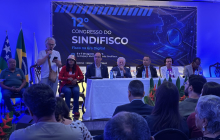 CUT-SE marca presença na abertura do 12º Congresso do SINDIFISCO