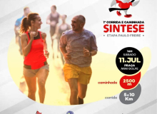 1ª Corrida do SINTESE acontece dia 11 de julho em Aracaju