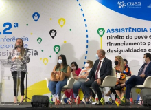 Diretora de Políticas Sociais da CUT na Conferência Nacional de Assistência Social