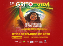 GRITO DOS EXCLUÍDOS MUDOU DE LUGAR: SERÁ NA PRAÇA DA BANDEIRA