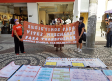 5a Ação MMM: Protesto feminista ecoa no Calçadão da João Pessoa