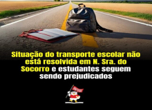 Estudantes sem transporte escolar em N. Sra. do Socorro seguem prejudicados