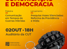 Palestra para entender guerras híbridas, pesquisa Reforma da Previdência e Mídia