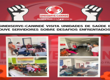 Sindiserve-Canindé visita e ouve servidores da saúde sobre desafios enfrentados