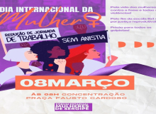 É SÁBADO: Ato feminista do Dia Internacional da Mulher tomará ruas de Aracaju