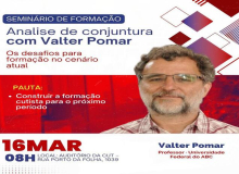 Sábado tem Encontro de formaçao sindical CUTista