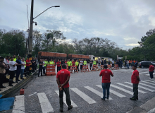 SINDIMINA/SE paralisa contra taxação do Plano de Saúde dos trabalhadores da Stratos