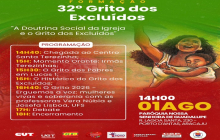 Formação preparatória para Grito dos Excluídos 2026 será no sábado. Participe!