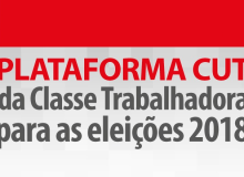 CUT constrói plataforma dos trabalhadores sergipanos para as eleições