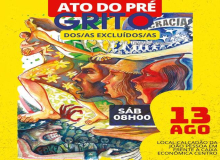 SÁBADO em Aracaju tem Ato do Pré-Grito dos Excluídos e das Excluídas de Sergipe