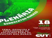 CUT convida o campo para a Plenária dos Sindicatos Rurais no dia 18 de junho