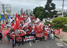 1º de Maio é de luta por valorização, direitos e contra privatização da água em SE