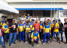 Em greve, SINTECT/SE protesta contra exploração de trabalhadores dos Correios