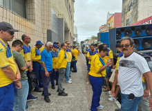 Trabalhadores dos Correios em greve constroem semana de luta sindical