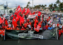 Sábado de Praia e protesto em Aracaju pelo Fora Bolsonaro