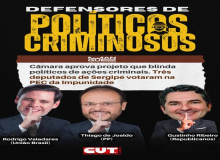 CUT-SE repudia deputados sergipanos que aprovaram a PEC da Blindagem