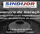 Sindijor Sergipe monta programação para o Mês do/a Jornalista