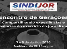 Sindijor Sergipe monta programação para o Mês do/a Jornalista