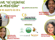 SINDINUTRISE convida para live sobre ‘Desafios da Nutrição em tempos de pandemia’