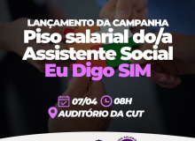 Assistentes Sociais lançam campanha pelo piso salarial da categoria