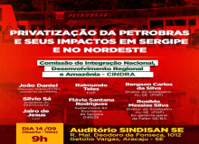 ‘A Privatização da Petrobras e seus Impactos em Sergipe’ é tema de audiência pública